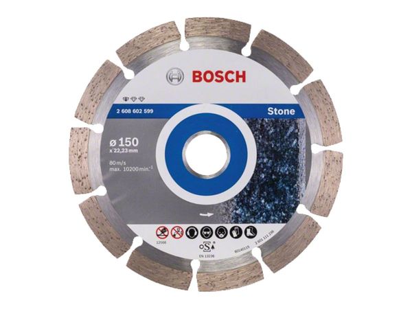 Алмазный круг 150х22 мм по камню сегмент. STANDARD FOR STONE BOSCH