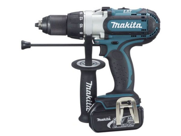 Аккум. ударная дрель-шуруповерт MAKITA LXT DHP 451 RFE в чем.