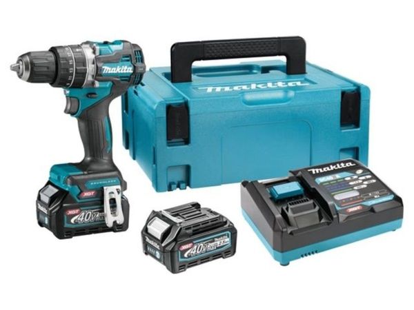 Аккум. ударная дрель-шуруповерт MAKITA XGT HP002GD201 в кейсе