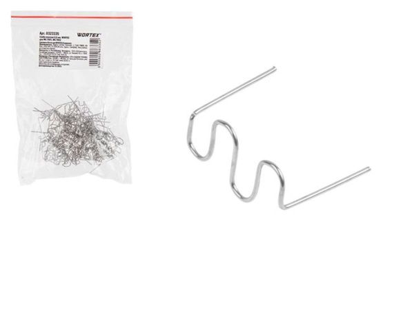 Скоба плоская 0,6 мм WORTEX для WG 7001, WG 7002 100шт. в уп.