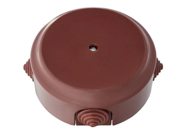 Коробка монтажная КМ-447 коричневая, Ретро, BYLECTRICA