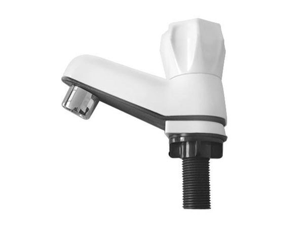 Кран пластиковый водоразборный 1/2" нар., AV Engineering