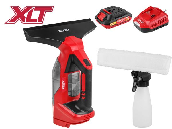 Аккум. стеклоочиститель WORTEX CWV 1828 в кор. ALL1 XLT SET 1х2 А*ч, 18 В, 280 мм, 100 мл