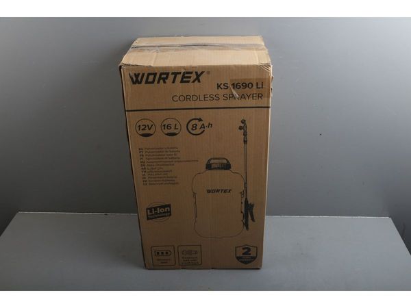Аккум. опрыскиватель WORTEX KS 1690 Li 12В, 1 акк., 8 Ач, 16 л уцененный (0016048890)