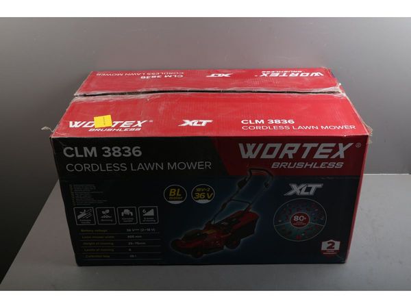 Газонокосилка аккумуляторная WORTEX CLM 3836 ALL1 XLT SOLO БЕСЩЁТ.ДВИГ., 18В+18В, шир.370 мм уцене