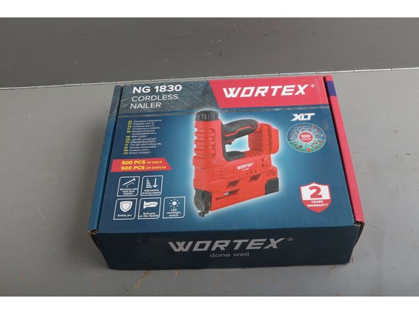 Аккум. гвоздезабиватель WORTEX NG 1830 в кор. ALL1 XLT SOLO.,18 В, 15-32 мм, 30 уд/мин. уцененный