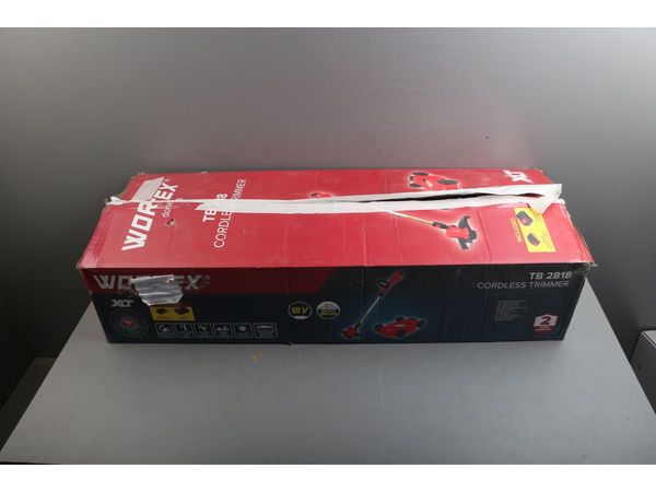 Триммер аккум. WORTEX TB 2818 ALL1 XLT SET 18В, шир.скаш.300 мм, авт.подача лески, леска 1.6 мм уц