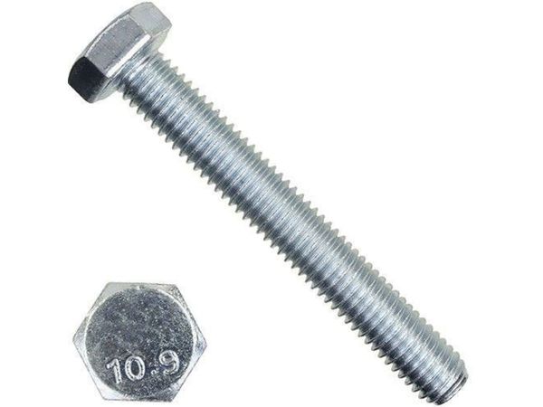 Болт М24х100 мм шестигр., цинк, кл.пр. 10.9 ГОСТ 7798-70 (25 кг)