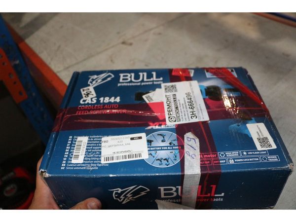 б/у Аккум. ленточный шуруповерт BULL CAS 1844 в кор. SOLO, XLTpro, БЕСЩЕТ., 18 В, 4500 об/мин, 57