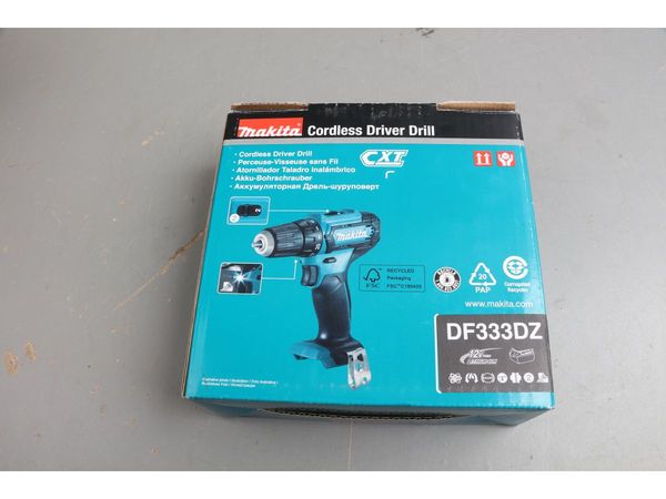 Аккум. дрель-шуруповерт MAKITA CXT DF 333 DZ в кор. уцененный (0771436176)