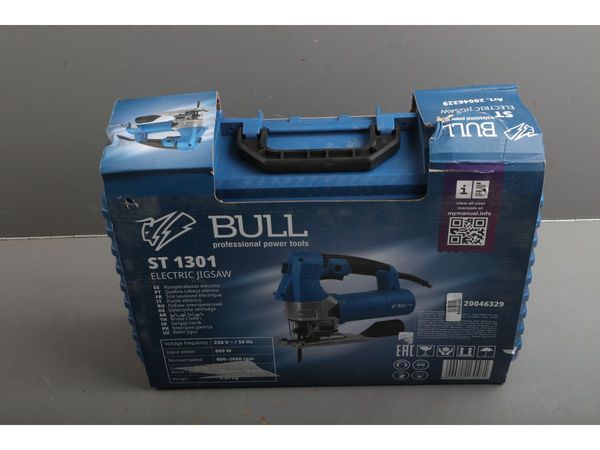 Лобзик электрический BULL ST 1301 в чем. 800 Вт, 800-2600 ход/мин, до 135 мм уцененный (2096901108