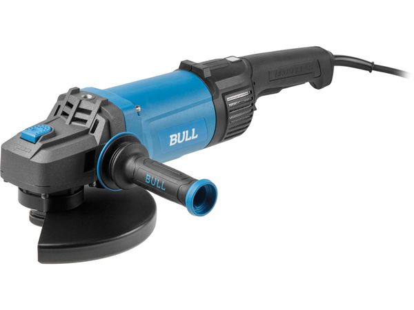 Двуручная углошлифмашина BULL WS 2304 в кор. БЕСЩЕТ., 3200 Вт, 230 мм, плавный пуск, 4м