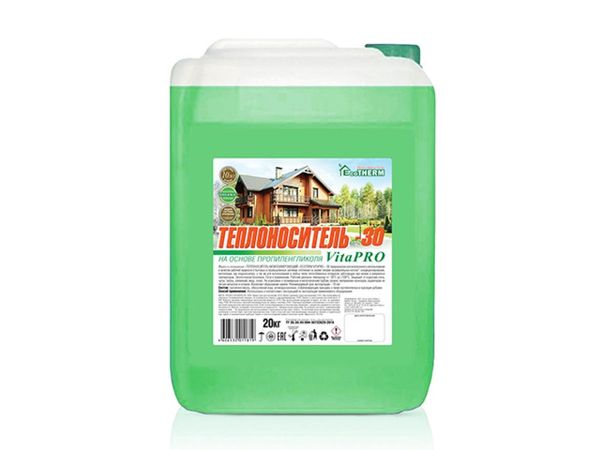 Теплоноситель Экотерм VitaPro (-30С) кан. 20 кг., EcoTherm