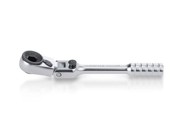 Трещотка 1/4" мини, 60зуб. 110мм, с шарниром TOPTUL
