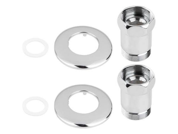 Американка прямая 1 1/4" вн.-нар. ХРОМ, AV Engineering (2 шт. в уп.)