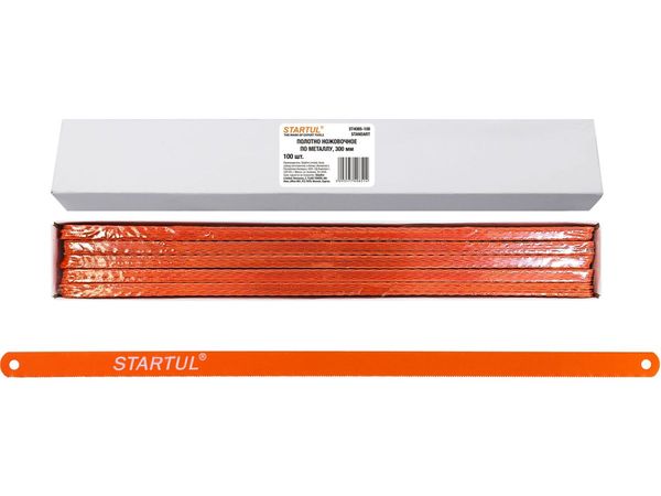 Полотно ножовочное по металлу 300мм 100шт. STARTUL STANDART (ST4085-100)