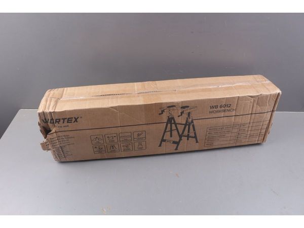 Верстак складной WORTEX WB 6012 БАМБУК, 605X540X(860-1140) мм, регулировка столешницы уцененный (0