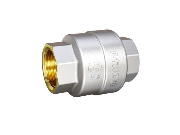 Клапан обратный 3/4" вн.-вн. пружинный латунный шток, LD