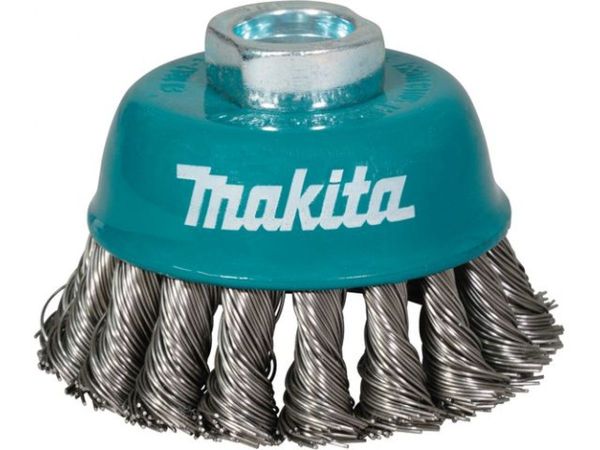 Щетка д/шлиф.маш. проволочная чашечная 75 мм MAKITA