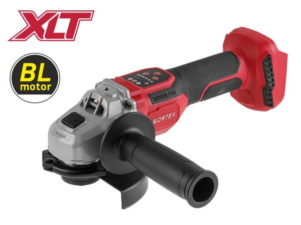 Аккум. углошлифмашина WORTEX CAG 1812-2 SE в кор. XLT SOLO БЕСЩЕТ., 18 В, 125 мм, 3000-8500 об/мин