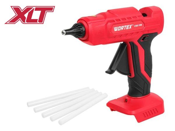 Аккум. клеевой пистолет WORTEX CGG 1118 в кор. ALL1 XLT SOLO 18В, 11 мм