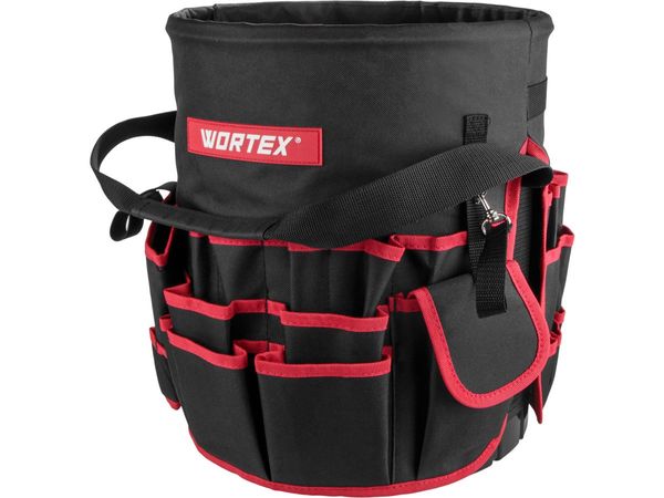 Сумка для инструмента WORTEX WB 3037 оксфорд, 370x300х300 мм, вес до 25 кг