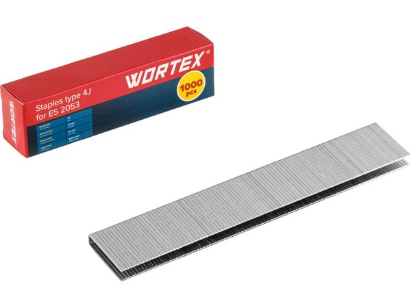 Скобы тип 20GA 22 мм WORTEX (1000 шт.) для ES 2053