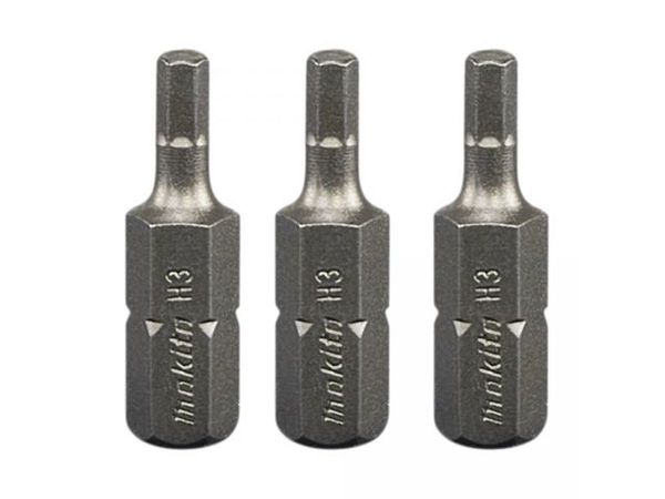 Насадка HEX3.0, 25 мм, C-form, 3 шт. MAKITA