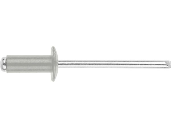 Заклепка вытяжная 3.2х8 мм алюминий/сталь, RAL 9002 (1000 шт в карт. уп.) STARFIX