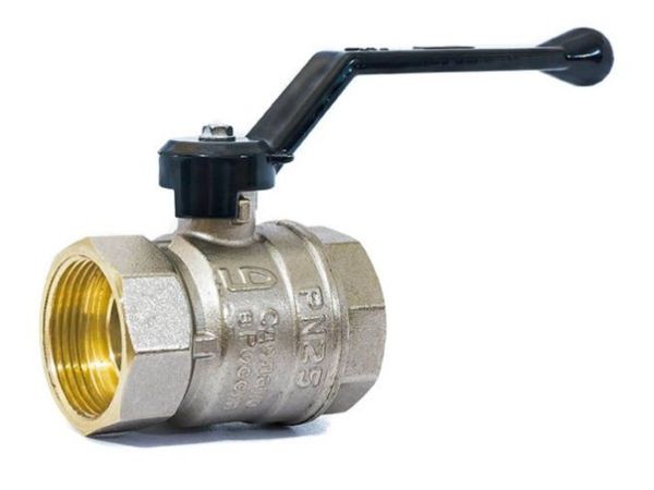 Кран шаровый 1 1/2" вн.-вн. ручка PN25, LD