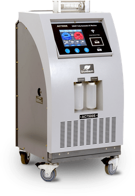 Установка для заправки автокондиционеров GrunBaum AC7500S SMART FLUSHING, автоматическая, R134