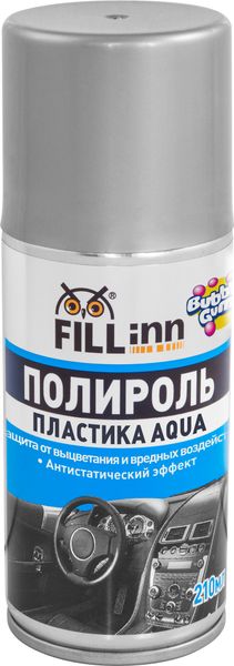 Полироль пластика AQUA FL145 (пенный, глянцевый) bubble gum, 210 мл (аэрозоль)