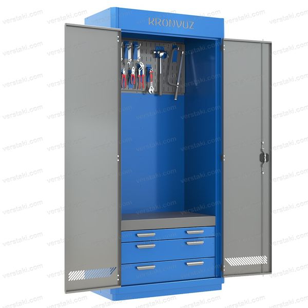 Шкаф для инструментов KronVuz Box 1311 (RAL 5005/7012)