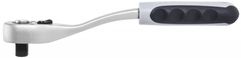 S1R272 Трещоточная рукоятка изогнутой формы 1/4"DR, 72 зубца