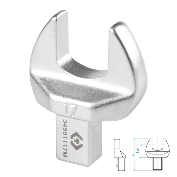 Насадка рожковая серии FIT KING TONY 34501117M (17 мм, 9х12 мм)