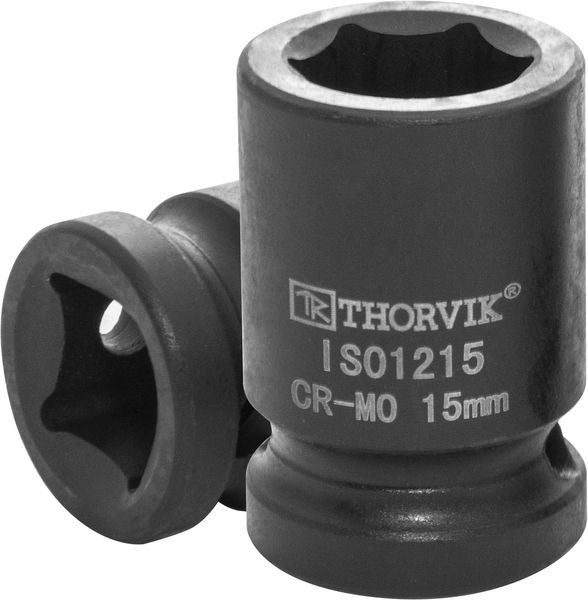 Головка торцевая ударная 1/2"DR 15 мм Thorvik IS01215