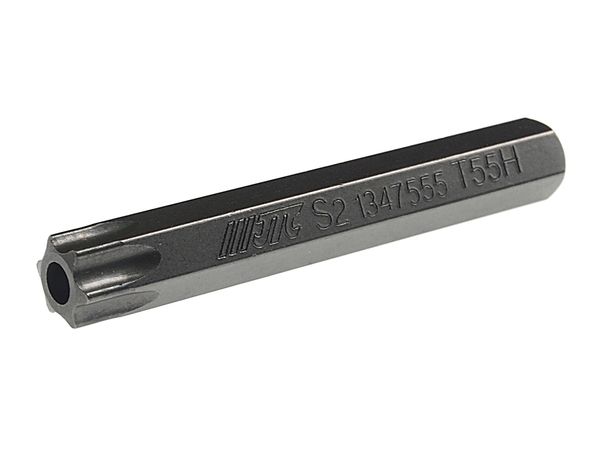 Бита TORX удлиненная JTC-1347555 (Т55Hх75 мм, 10 мм, S2)