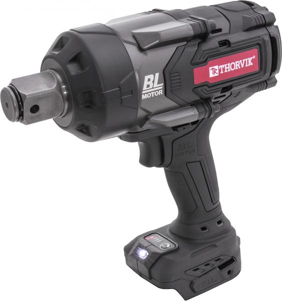 Гайковерт ударный аккумуляторный бесщеточный Thorvik BBIW012400DNB (1"DR, 21 В, 2400 Нм, без АКБ и З/У)