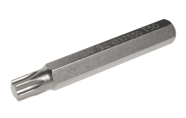 Бита TORX удлиненная JTC-1337550 (Т50х75 мм, 10 мм, S2)