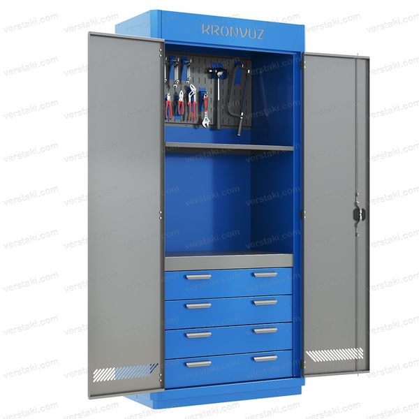 Шкаф инструментальный KronVuz Box 1421 RAL 5005/7012)