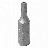Вставка (бита) торцевая 1/4", TORX PLUS, IPR15, L = 25 мм, 5-ти лучевой KING TONY 102515V
