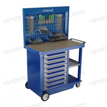 Тележка инструментальная для автосервиса KronVuz TBV 810-S
