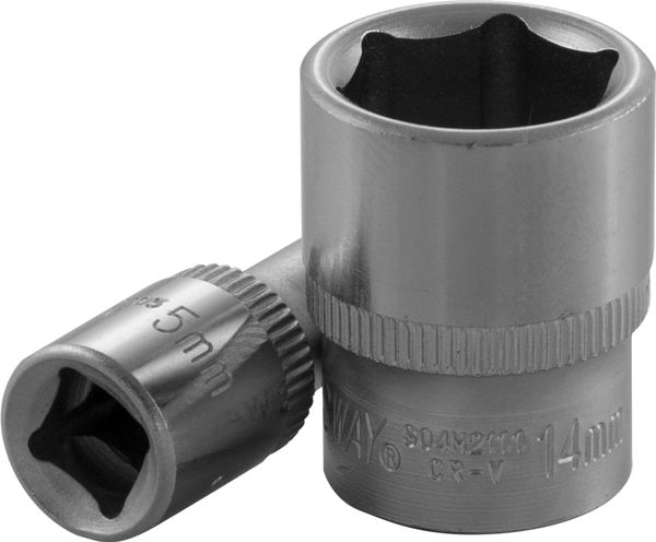 Головка торцевая JONNESWAY S04H2104 (1/4" ;DR, 4 мм)