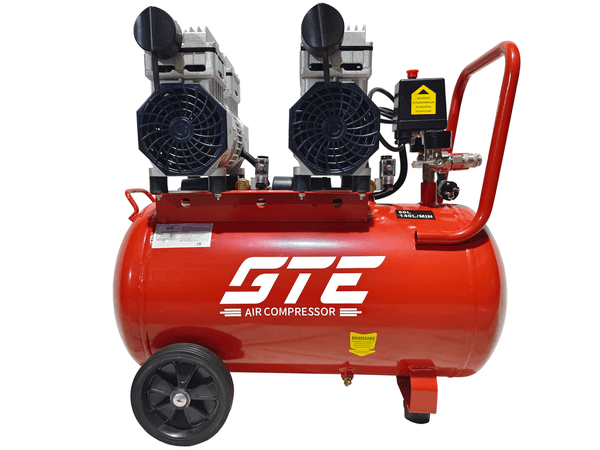 Компрессор поршневой безмасляный GTE HMP050140B (220 В, 140 л/мин, ресивер-50 л)