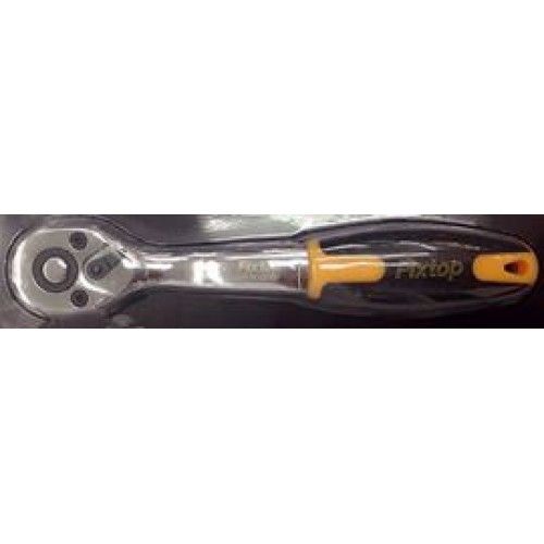 Трещотка с резиновой рукояткой 3/8'' Fixtop 12801