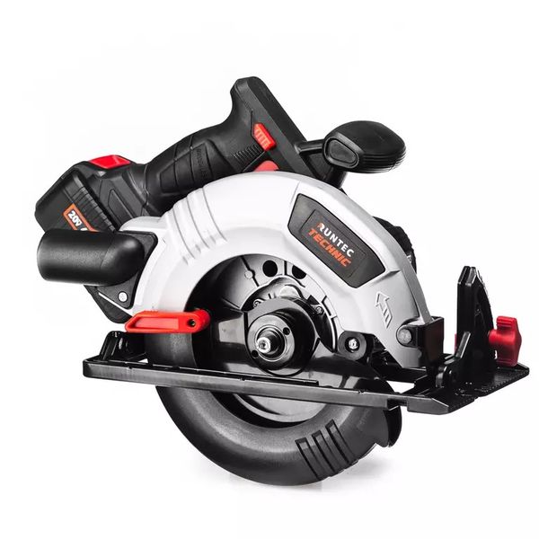 Пила циркулярная аккумуляторная RUNTEC TECHNIC RT-CS1000T (190*30 мм, 20 В, 2*4 Ач, 1000 Вт)