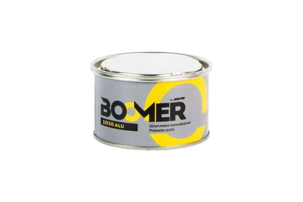 Шпатлевка полиэфирная наполняющая с алюминиевым пигментом alu BOOMER 1020/0,5 (0,5+0,015 кг)