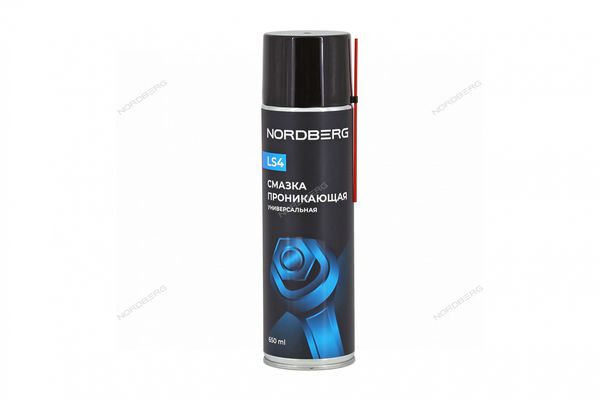 Смазка универсальная проникающая LS4 NORDBERG LS4-650 (аэрозоль, 650 мл)