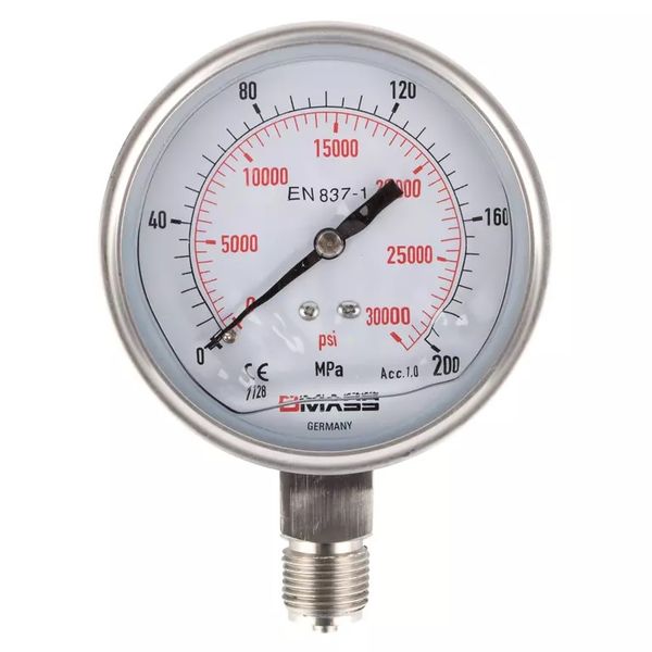 Манометр гидравлический GARWIN PRO 819050-5 (2800 бар, 100 мм, 1/2" BSP)