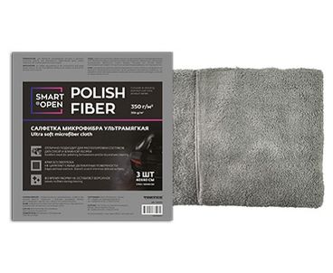 Салфетка из микрофибры SmartOpen POLISH FIBER для сушки автомобиля